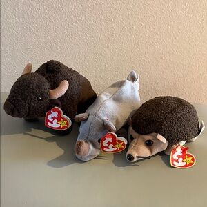 NWT TY BEANIE BABIES TRIO 1990’s